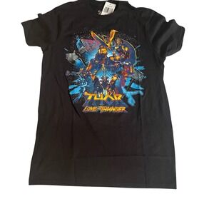 Marvel Thor Love and Thunder Black Graphic T-Shirt Small NWT